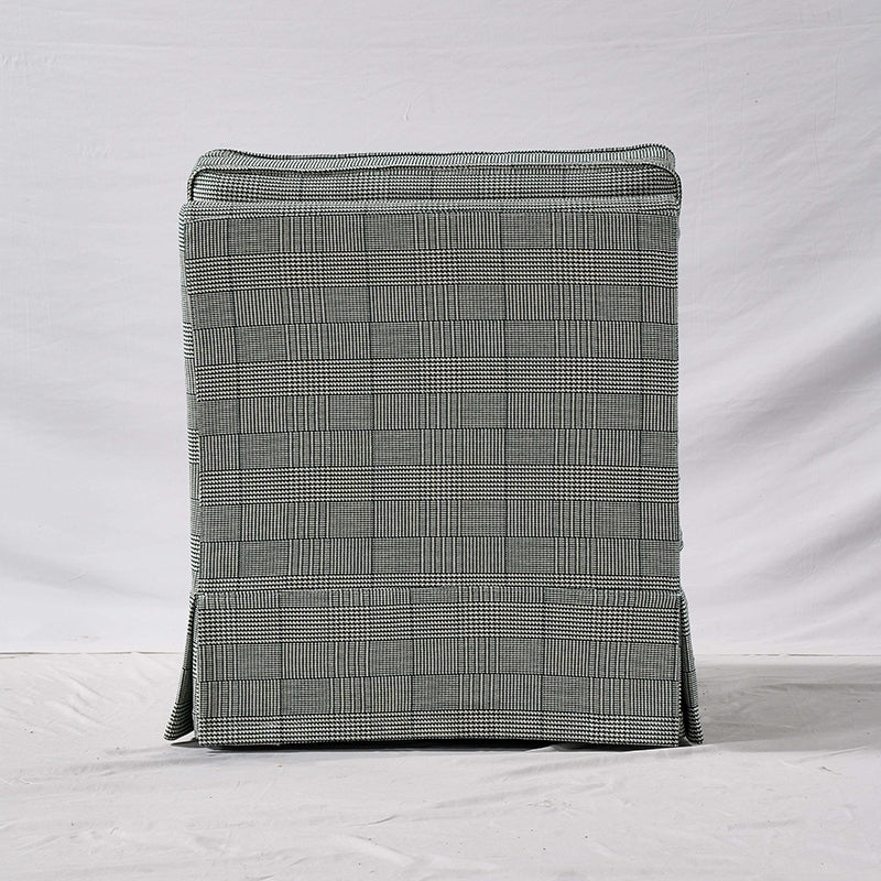 High Resilience Easy-Clean Cover Accent Chair with Birch Frame - Retro Fabric Sofa for Living Room or Study Lumendat