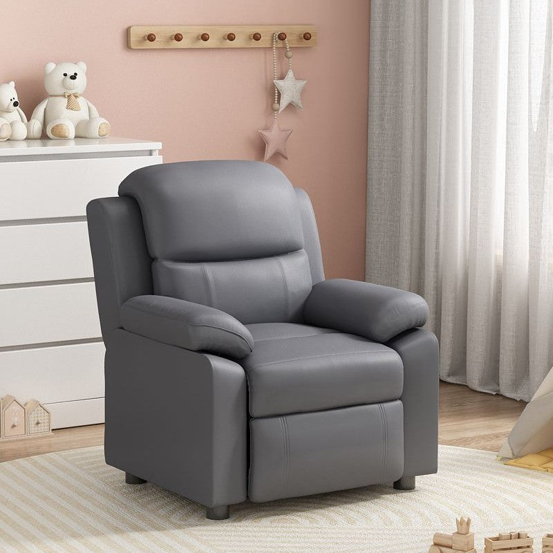 Lumendat Modern Minimalist Rectangular Kid Fabric PU Leather Solid Wood Plastic Accent Chair Backrest Armrest For Living Room Lumendat