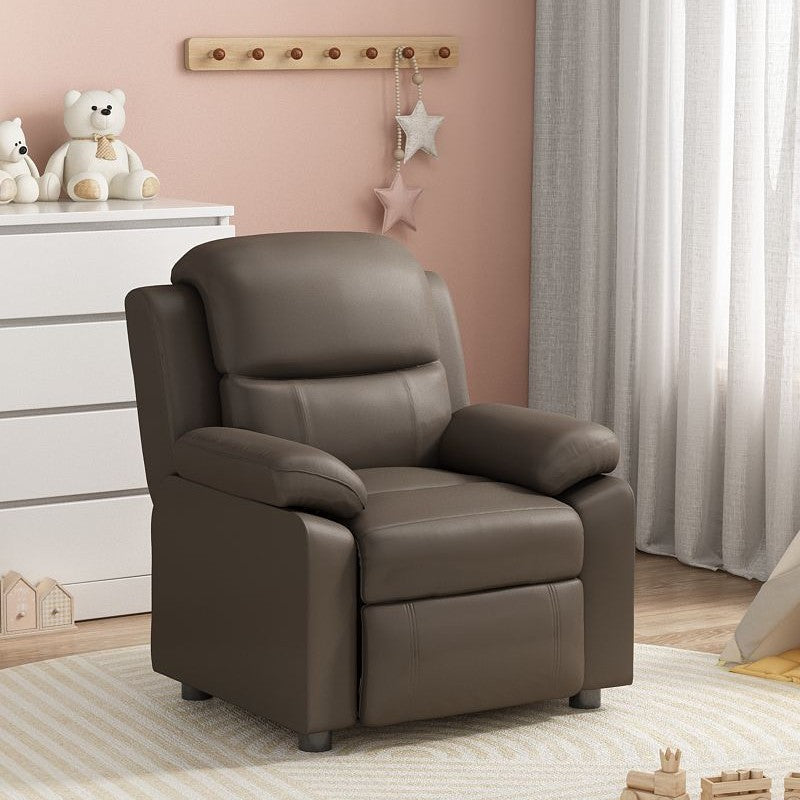Lumendat Modern Minimalist Rectangular Kid Fabric PU Leather Solid Wood Plastic Accent Chair Backrest Armrest For Living Room Lumendat