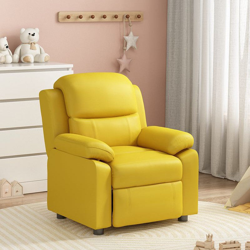 Lumendat Modern Minimalist Rectangular Kid Fabric PU Leather Solid Wood Plastic Accent Chair Backrest Armrest For Living Room Lumendat