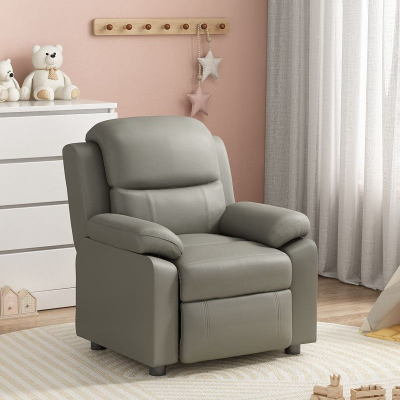 Lumendat Modern Minimalist Rectangular Kid Fabric PU Leather Solid Wood Plastic Accent Chair Backrest Armrest For Living Room Lumendat