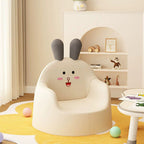 Lumendat Contemporary Creative Curved Animal-Shaped PU Leather Knit Sponge Kids Accent Chair Backrest Armrest For Living Room Lumendat