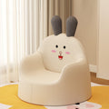 Lumendat Contemporary Creative Curved Animal-Shaped PU Leather Knit Sponge Kids Accent Chair Backrest Armrest For Living Room Lumendat