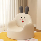 Lumendat Contemporary Creative Curved Animal-Shaped PU Leather Knit Sponge Kids Accent Chair Backrest Armrest For Living Room Lumendat