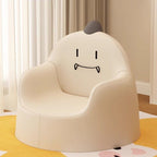 Lumendat Contemporary Creative Curved Animal-Shaped PU Leather Knit Sponge Kids Accent Chair Backrest Armrest For Living Room Lumendat