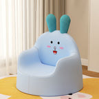 Lumendat Contemporary Creative Curved Animal-Shaped PU Leather Knit Sponge Kids Accent Chair Backrest Armrest For Living Room Lumendat
