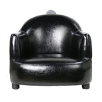 Lumendat Contemporary Creative Dinosaur-Shaped PU Leather Solid Wood Kids Accent Chair Backrest Armrest For Living Room Lumendat