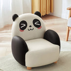 Lumendat Contemporary Creative Animal-Shaped Technical Fabric Solid Wood Kids Accent Chair Backrest Armrest For Living Room Lumendat
