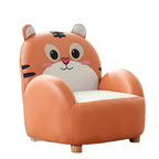Lumendat Contemporary Creative Animal-Shaped Technical Fabric Solid Wood Kids Accent Chair Backrest Armrest For Living Room Lumendat