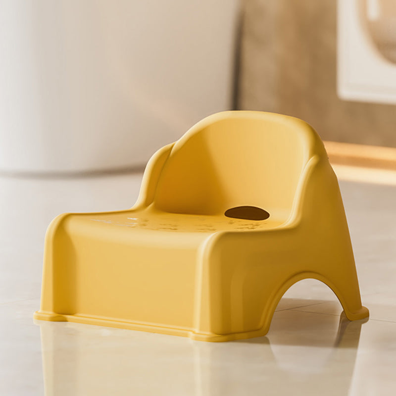 Lumendat Modern Minimalist Kids Curved PP PVC Low Stool Backrest Armless For Living Room Lumendat