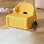 Lumendat Modern Minimalist Kids Curved PP PVC Low Stool Backrest Armless For Living Room Lumendat