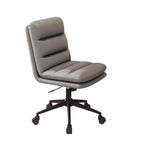 Contemporary Scandinavian Square High-Quality Faux Leather Plywood Steel Office Chair For Home Office DFM-F