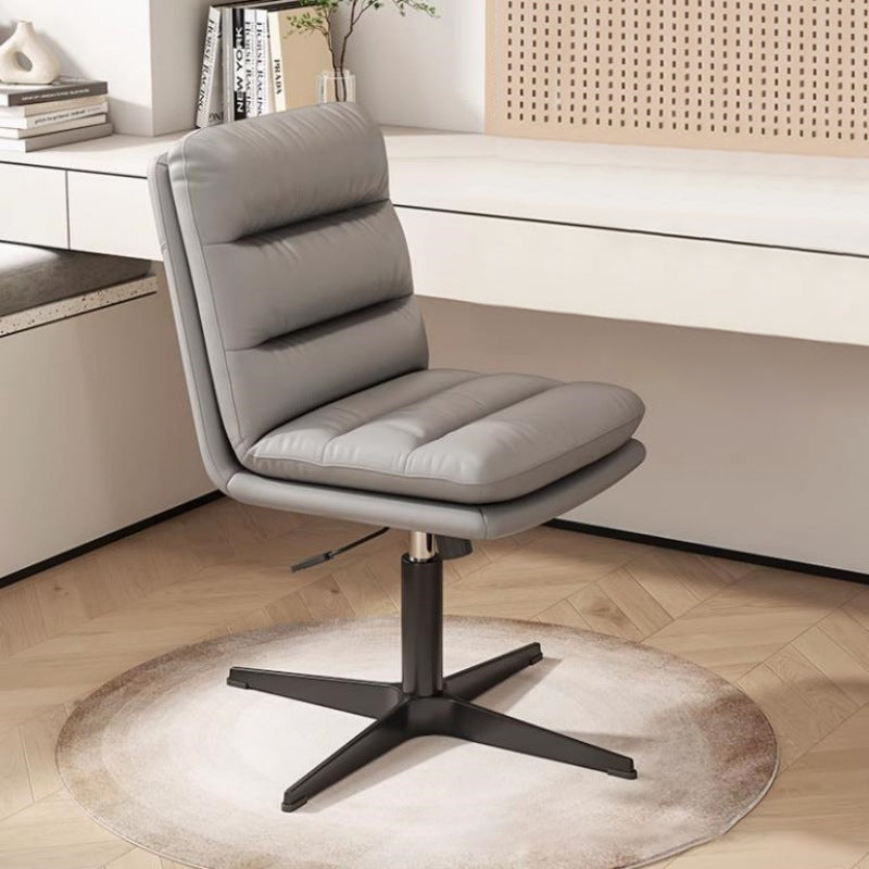 Contemporary Scandinavian Square High-Quality Faux Leather Plywood Steel Office Chair For Home Office