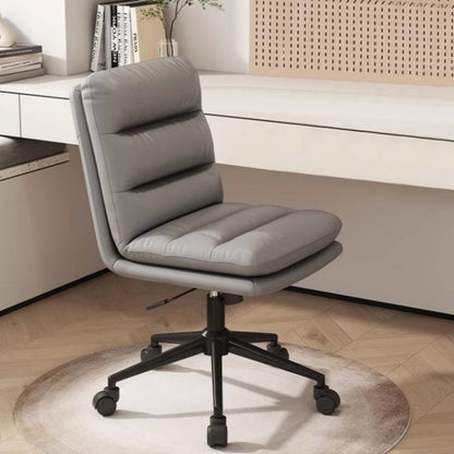 Contemporary Scandinavian Square High-Quality Faux Leather Plywood Steel Office Chair For Home Office