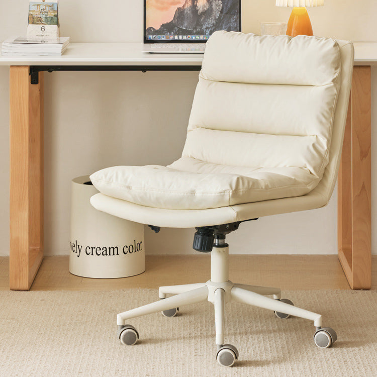 Contemporary Scandinavian Square High-Quality Faux Leather Plywood Steel Office Chair For Home Office