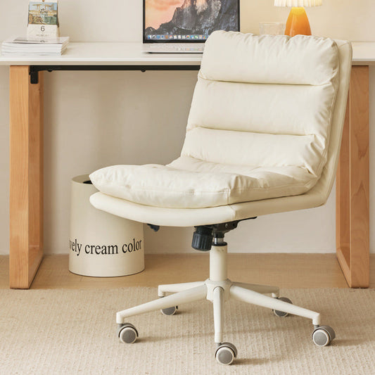 Contemporary Scandinavian Square High-Quality Faux Leather Plywood Steel Office Chair For Home Office