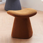 Lumendat Contemporary Scandinavian Square Faux Shearling Multi-Layer Solid Wood Panel Kids Low Stool For Living Room Lumendat