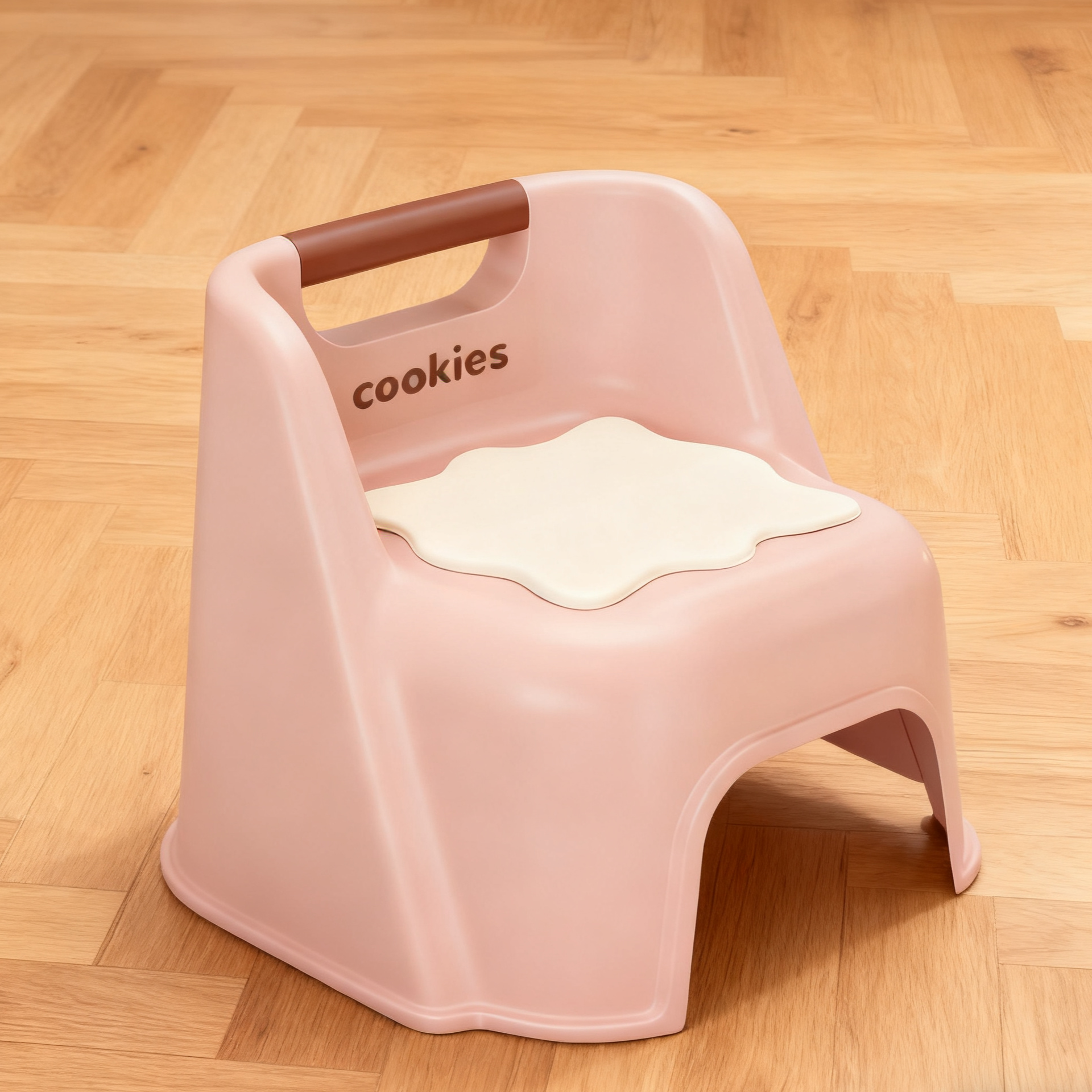 Lumendat Contemporary Creative Square PP Kids Stackable Backrest Low Stool For Living Room Lumendat