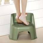 Lumendat Contemporary Creative Square PP Kids Stackable Backrest Low Stool For Living Room Lumendat