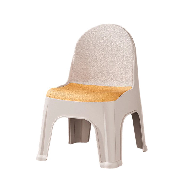 Lumendat Modern Minimalist Square PP Stackable Backrest Kids Low Stool For Living Room Lumendat