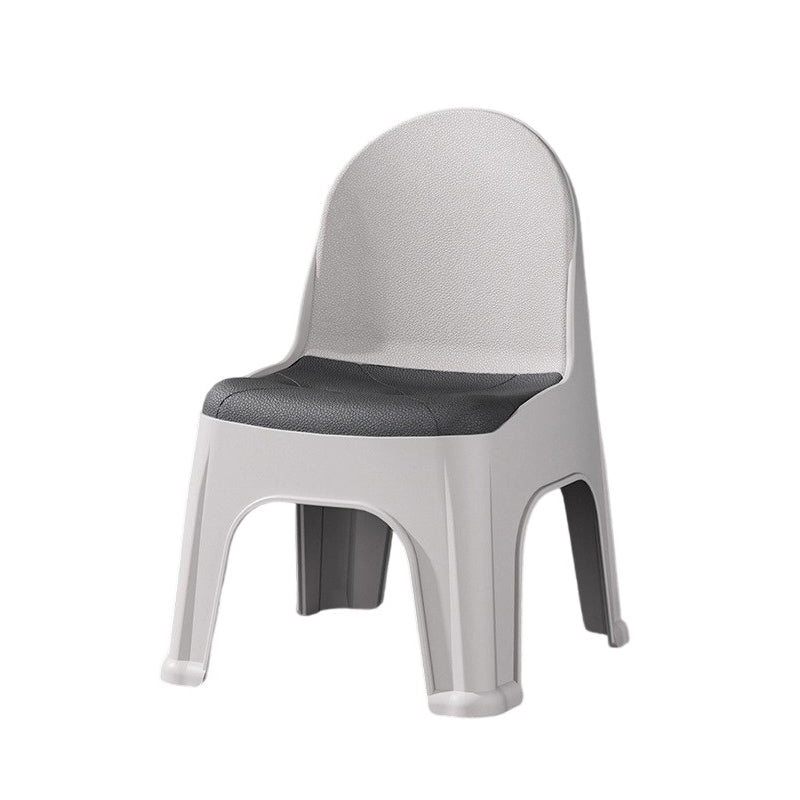 Lumendat Modern Minimalist Square PP Stackable Backrest Kids Low Stool For Living Room Lumendat