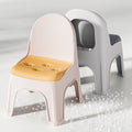 Lumendat Modern Minimalist Square PP Stackable Backrest Kids Low Stool For Living Room Lumendat