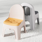 Lumendat Modern Minimalist Square PP Stackable Backrest Kids Low Stool For Living Room Lumendat