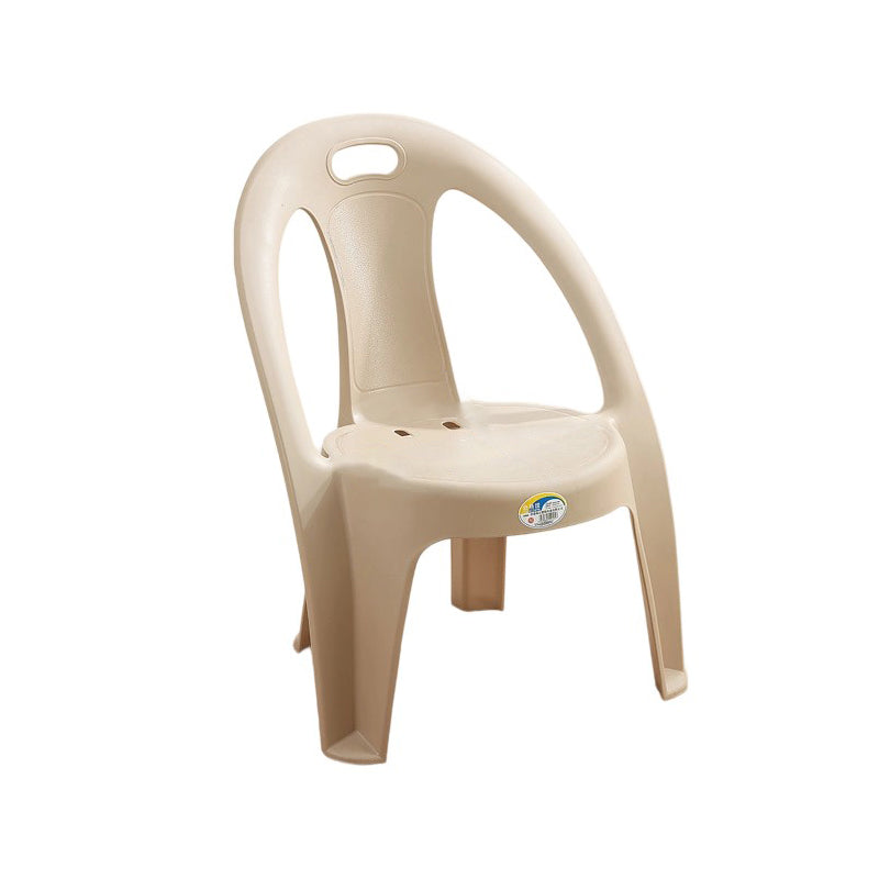 Lumendat Modern Minimalist Round PP Stackable Backrest Armrest Kids Chair For Living Room Lumendat