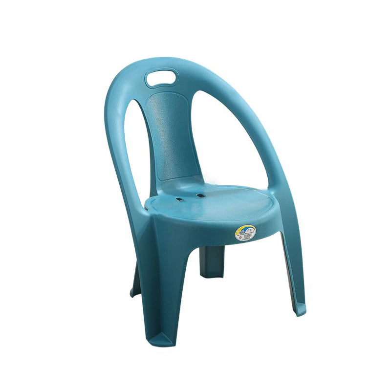 Lumendat Modern Minimalist Round PP Stackable Backrest Armrest Kids Chair For Living Room Lumendat