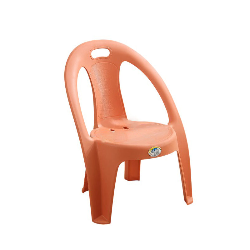 Lumendat Modern Minimalist Round PP Stackable Backrest Armrest Kids Chair For Living Room Lumendat
