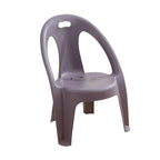 Lumendat Modern Minimalist Round PP Stackable Backrest Armrest Kids Chair For Living Room Lumendat