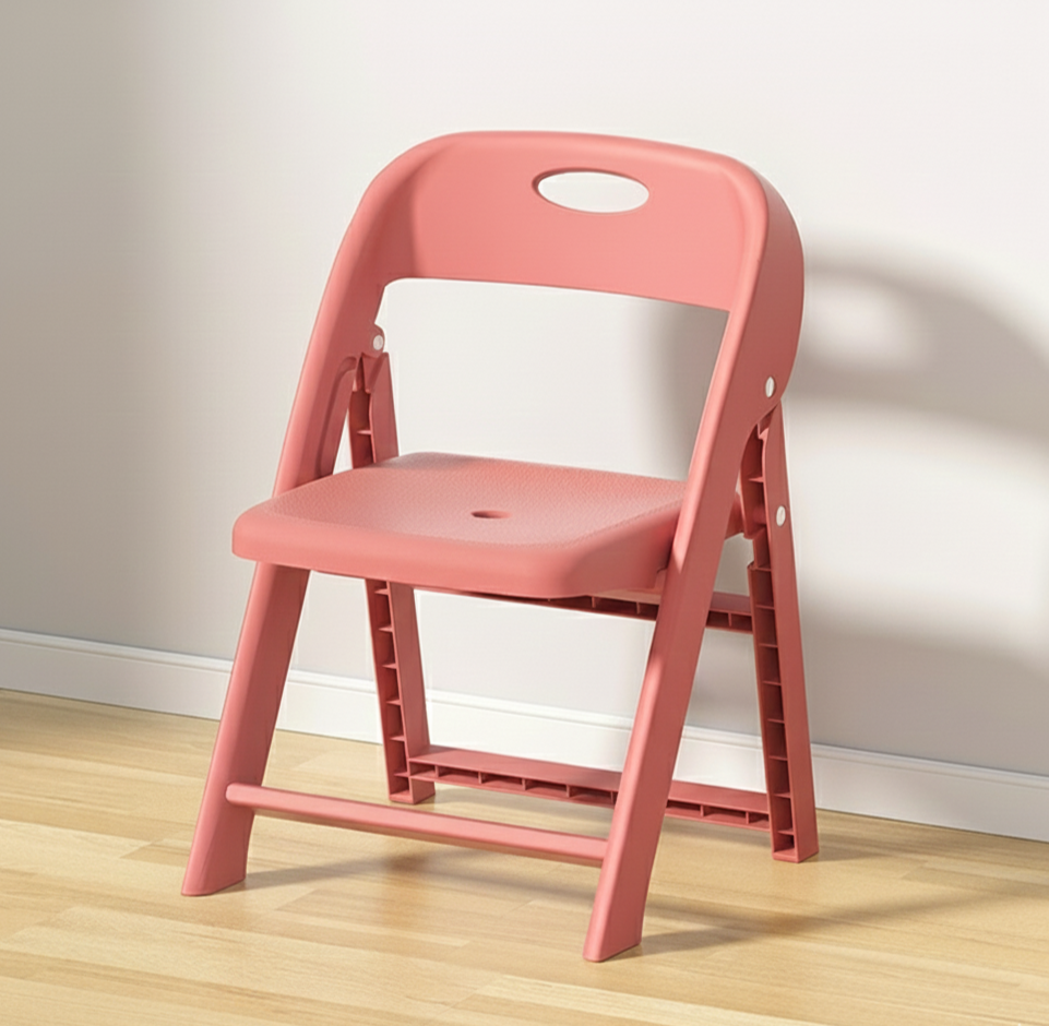 Lumendat Modern Minimalist Square PP Foldable Backrest Kids Low Stool For Living Room Lumendat