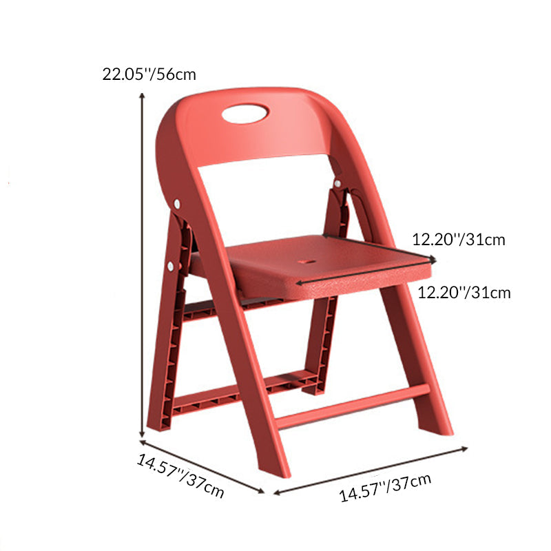 Lumendat Modern Minimalist Square PP Foldable Backrest Kids Low Stool For Living Room Lumendat