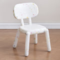 Lumendat Modern Minimalist Square PE Backrest Kids Low Stool For Living Room Lumendat