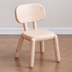 Lumendat Modern Minimalist Square PE Backrest Kids Low Stool For Living Room Lumendat