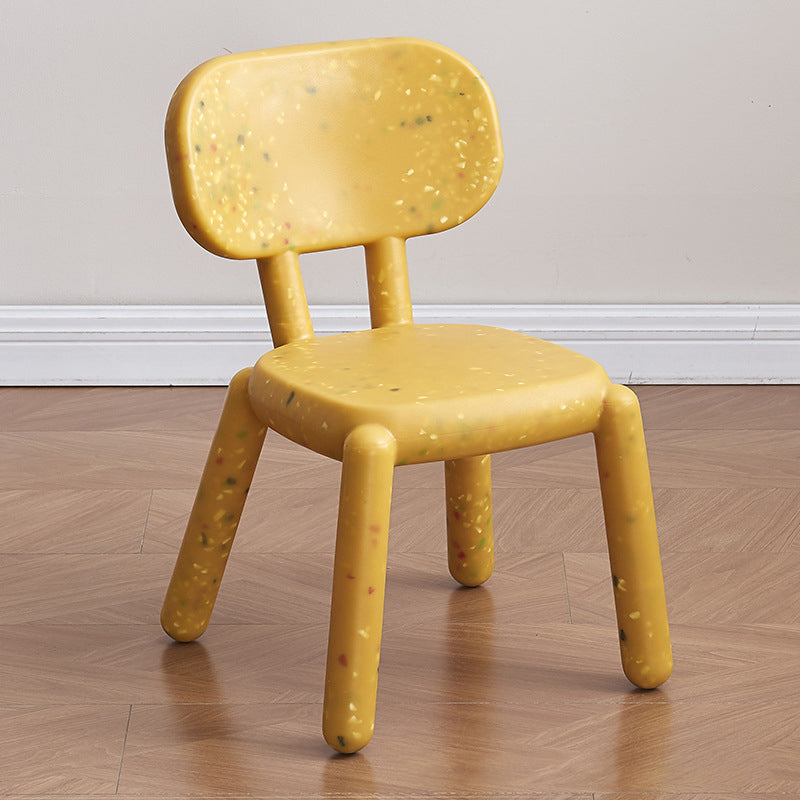 Lumendat Modern Minimalist Square PE Backrest Kids Low Stool For Living Room Lumendat