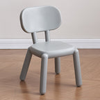 Lumendat Modern Minimalist Square PE Backrest Kids Low Stool For Living Room Lumendat