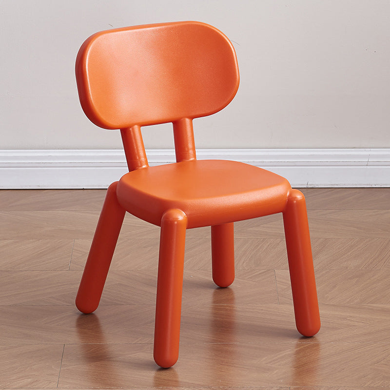 Lumendat Modern Minimalist Square PE Backrest Kids Low Stool For Living Room Lumendat