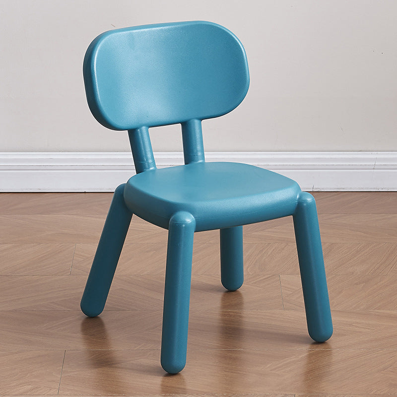 Lumendat Modern Minimalist Square PE Backrest Kids Low Stool For Living Room Lumendat