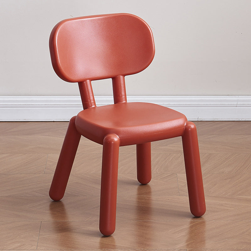 Lumendat Modern Minimalist Square PE Backrest Kids Low Stool For Living Room Lumendat
