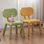 Lumendat Modern Minimalist Square PE Backrest Kids Low Stool For Living Room Lumendat