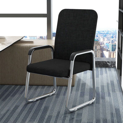 Modern Minimalist Square Mesh Polypropylene Steel Desk Chair Backrest Armrest For Home Office