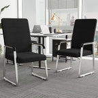 Modern Minimalist Square Mesh Polypropylene Steel Desk Chair Backrest Armrest For Home Office DFM-F
