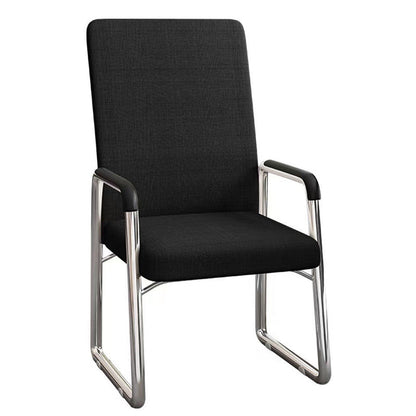 Modern Minimalist Square Mesh Polypropylene Steel Desk Chair Backrest Armrest For Home Office