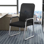 Modern Minimalist Square Mesh Polypropylene Steel Desk Chair Backrest Armrest For Home Office DFM-F