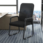 Modern Minimalist Square Mesh Polypropylene Steel Desk Chair Backrest Armrest For Home Office DFM-F