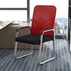 Modern Minimalist Square Mesh Polypropylene Steel Desk Chair Backrest Armrest For Home Office DFM-F