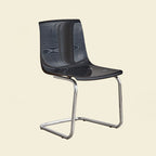 Modern Minimalist Curved Plastic Steel Dining Chair Backrest For Dining Room DFM-F