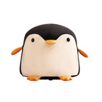 Lumendat Contemporary Creative Kids Velvet Sponge Fireproof Board Penguin Shaped Low Stool Backrest Armless For Living Room Lumendat