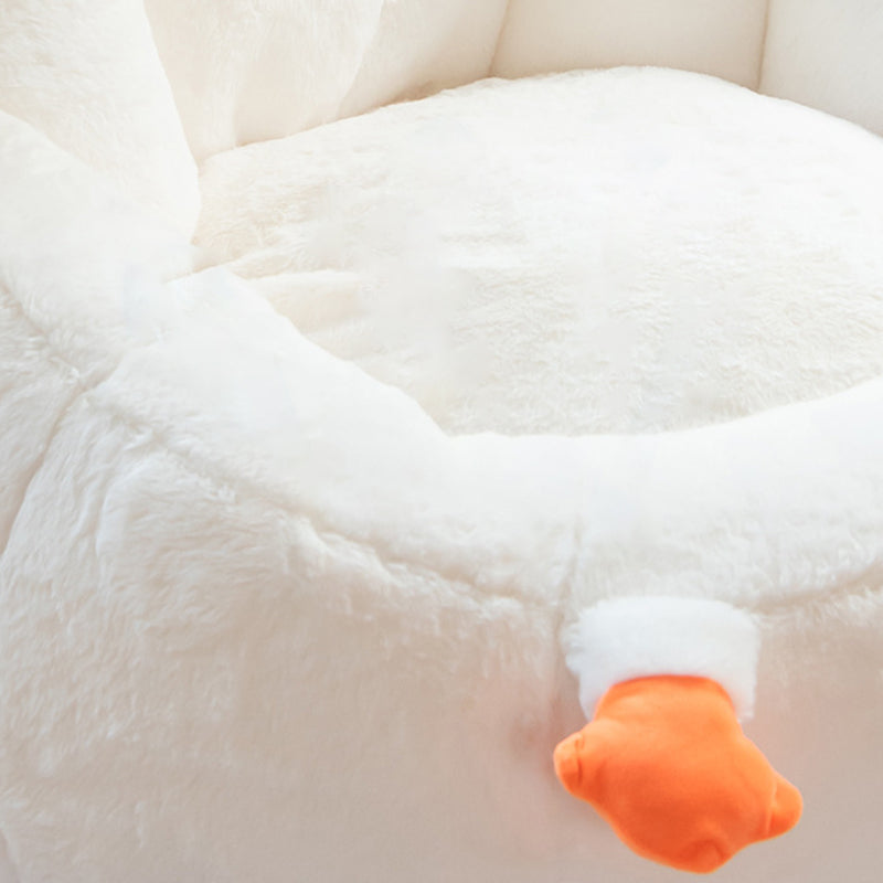 Lumendat Contemporary Creative Kids Faux Rabbit Fur EPS EPP Goose Shaped Sofa Backrest Armrest For Living Room Lumendat